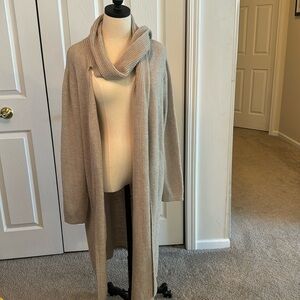 Lovestitch long scarf cardigan small